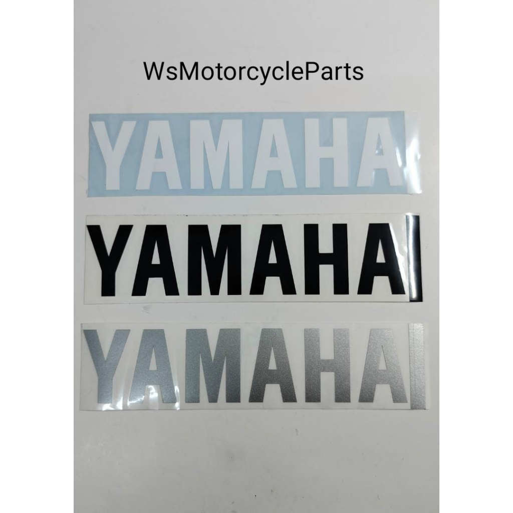 STICKER STRIPE EMBLEM TULISAN YAMAHA TANK YAMAHA RXZ YAHOO MILI (1 SET ...