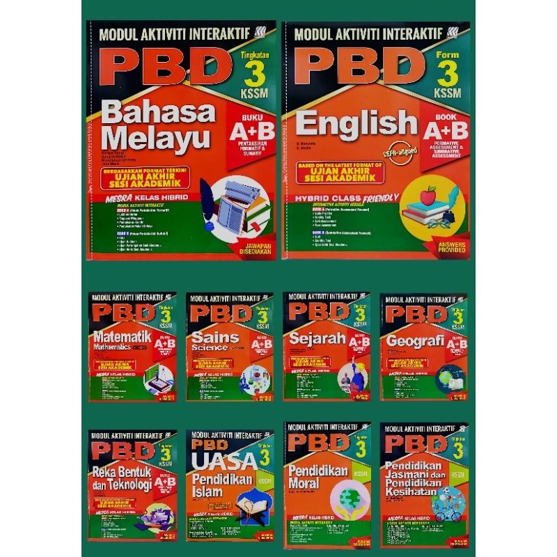 Buku Latihan Modul Aktiviti Interaktif Pbd Tingkatan 3 2023 Sasbadi Shopee Malaysia 