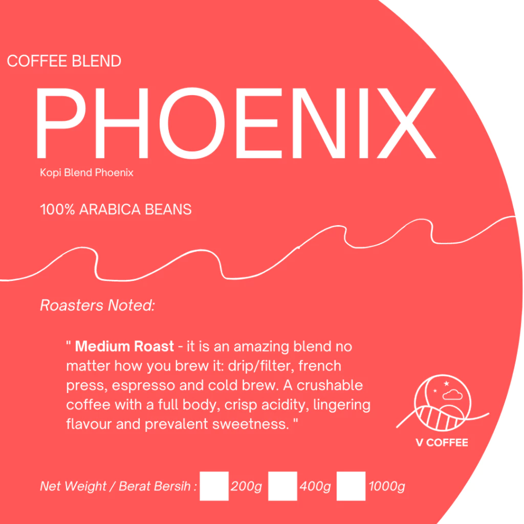 V Coffee Malaysia Phoenix – specialty coffee beans Malaysia