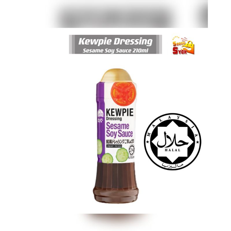 KEWPIE Dressing Mayonaise 210ml Thousand Island/Roasted Sesame/Black