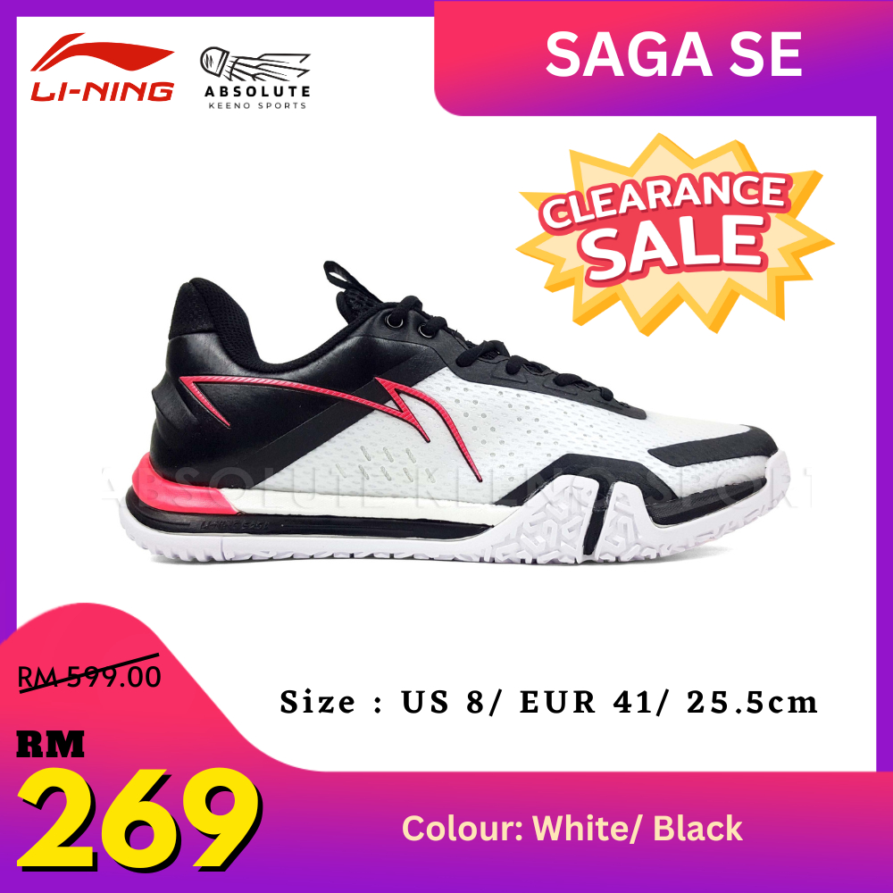 Li-Ning Badminton Shoes SAGA SE (AYZR007) | Shopee Malaysia