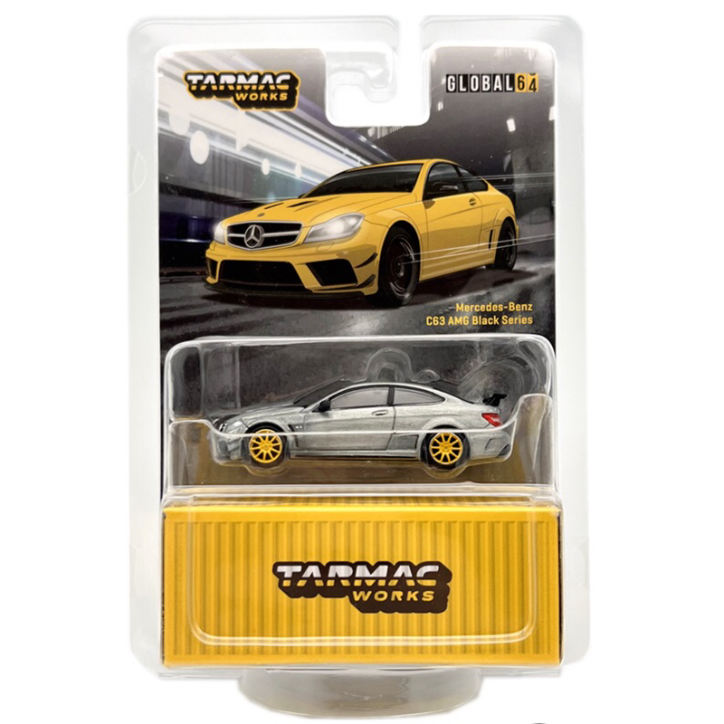 Chase Car Tarmac Works Mercedes Benz C63 Amg Black Series Yellow Shopee Malaysia 1961