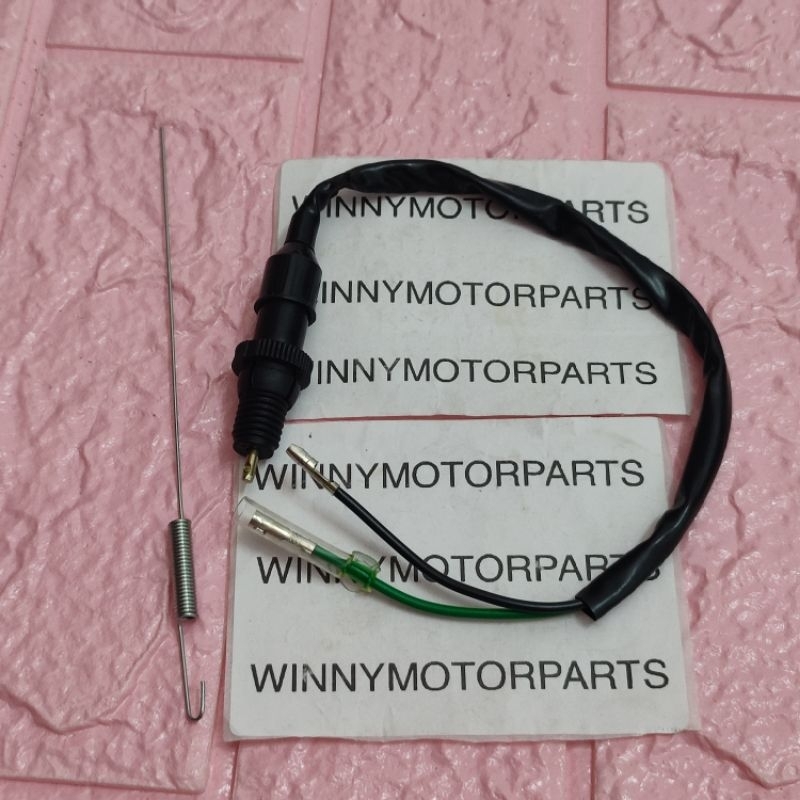HONDA C70 GBO YAMAHA Y100 Y110 SS2 REAR BRAKE SWITCH+SPRING A CLASS ...