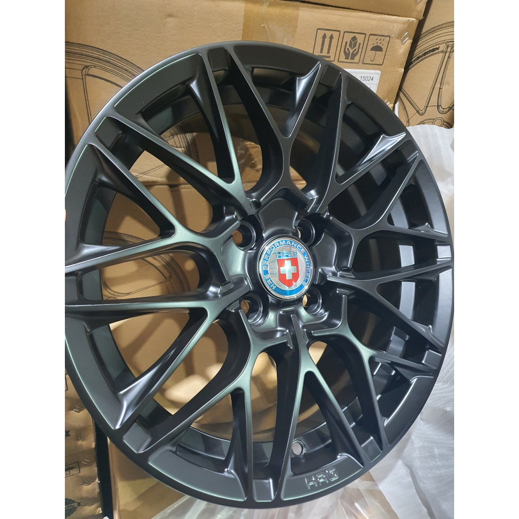 HRE Sport Rim 15Inch 15x6.5 4x100 ET35 RIM BARU MATT BLACK (FLOW ...