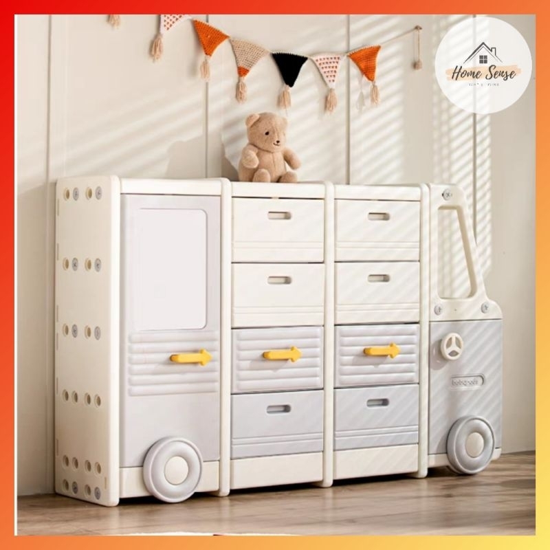Toy Storage Rack Drawing Board Children Clothing Cabinet Box Kids ...