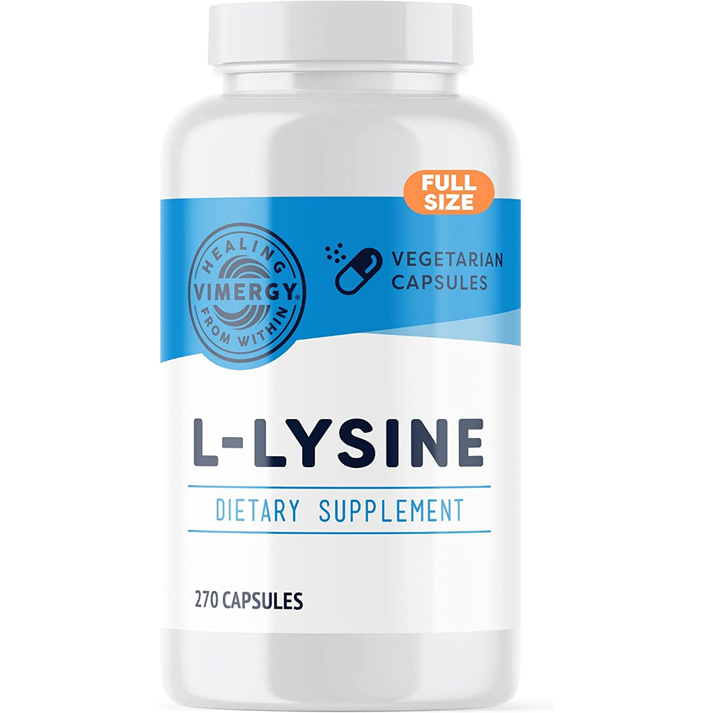 Exp 05/25 VIMERGY L Lysine An essential amino acid (270 CAPSULES