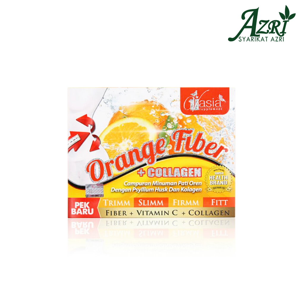 VASIA ORANGE FIBER + COLLAGEN ( KOTAK ) Shopee Malaysia
