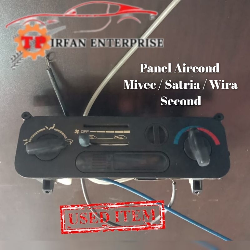 PANEL AIRCOND MIVEC / SATRIA / WIRA SECOND ORI (no soket) | Shopee Malaysia