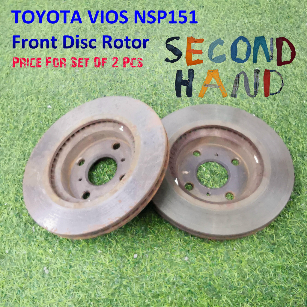 TOYOTA VIOS NSP151 Original 255mm Front Disc Rotor - Used Like New ...