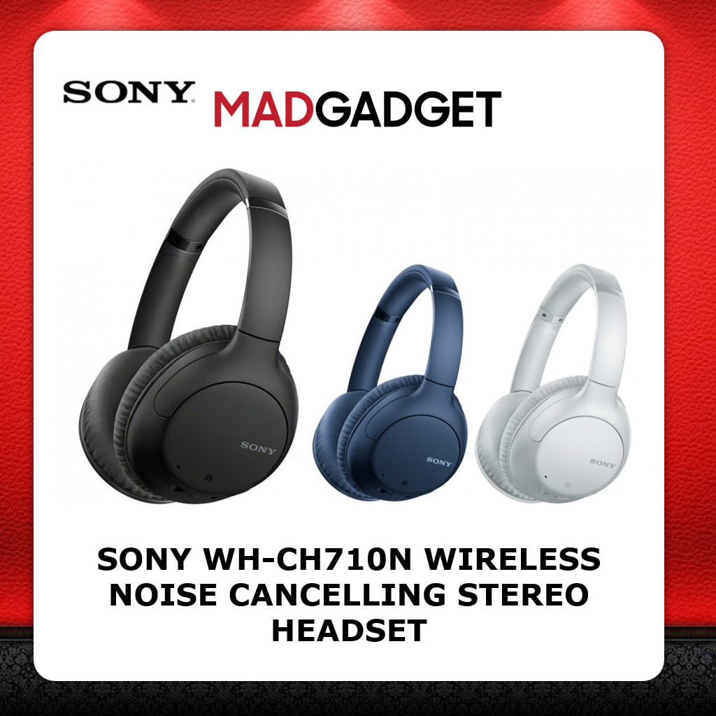 SONY WH-CH710N WIRELESS NOISE CANCELLING STEREO HEADSET | Shopee Malaysia