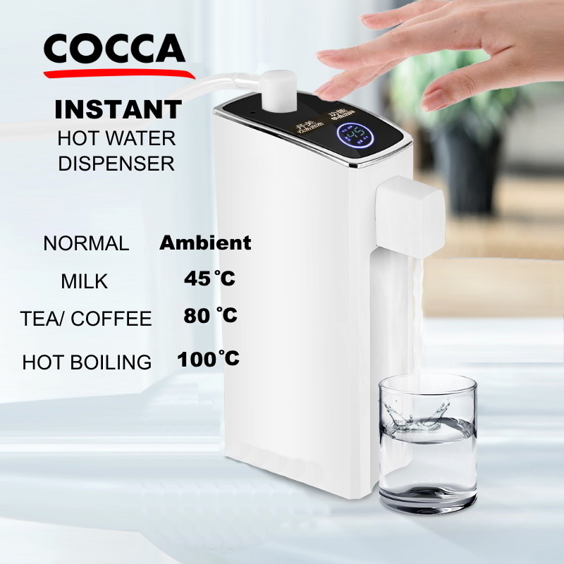 COCCA Portable Mini Instant Hot Water Dispenser 2 Seconds Hot Water Pot ...