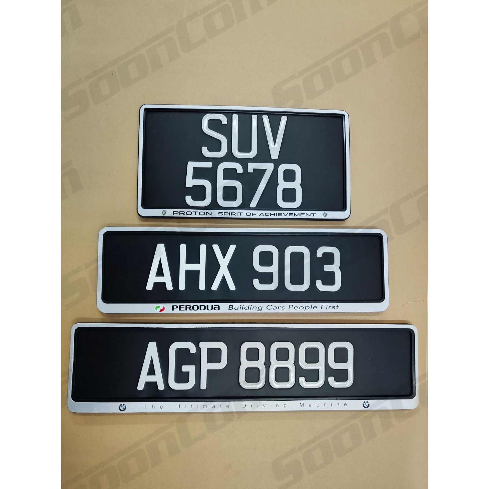 Car number plate aluminium press (Kereta aluminium plate ketuk) with ...