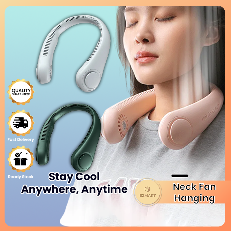 Neck Fan Hanging Neck Fan Electric Fan Portable Fan Neckband Cooling Fan Electric Air Cooler USB