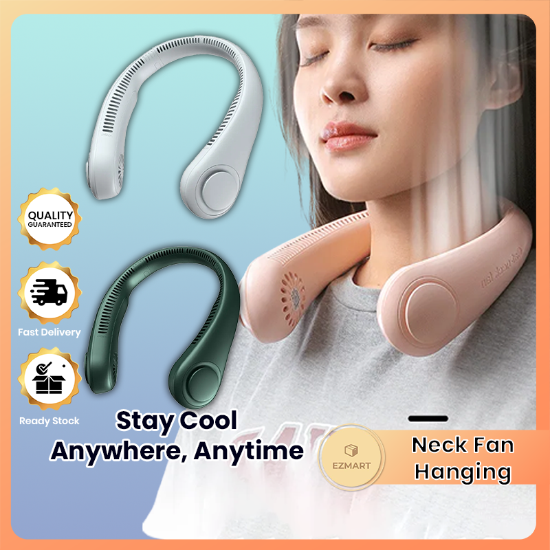 Neck Fan Hanging Neck Fan Electric Fan Portable Fan Neckband Cooling ...