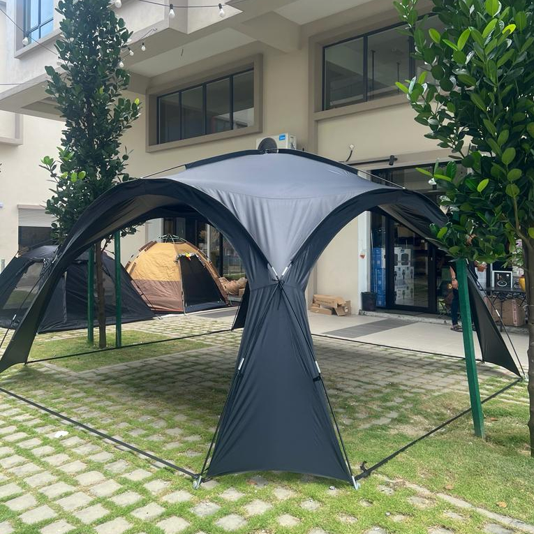 Black Gel Dome Shelter Tent Outdoor Portable Tent Shelter Dome Tent