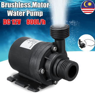 12V DC Electric Mini Water Pump Micro Brushless Submersible Pump  Circulation Pump for Aquarium Fountain Medical Cooling 280L/H