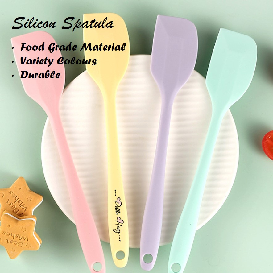 Non-Stick Flexible Mixing Batter Scraper Silicone Jar Spatula - China Silicon  Spatula and Spatula price