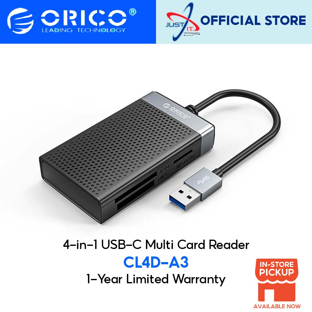 Orico USB 3.0 Multi Card Reader ORI-CL4D-A3 | Shopee Malaysia