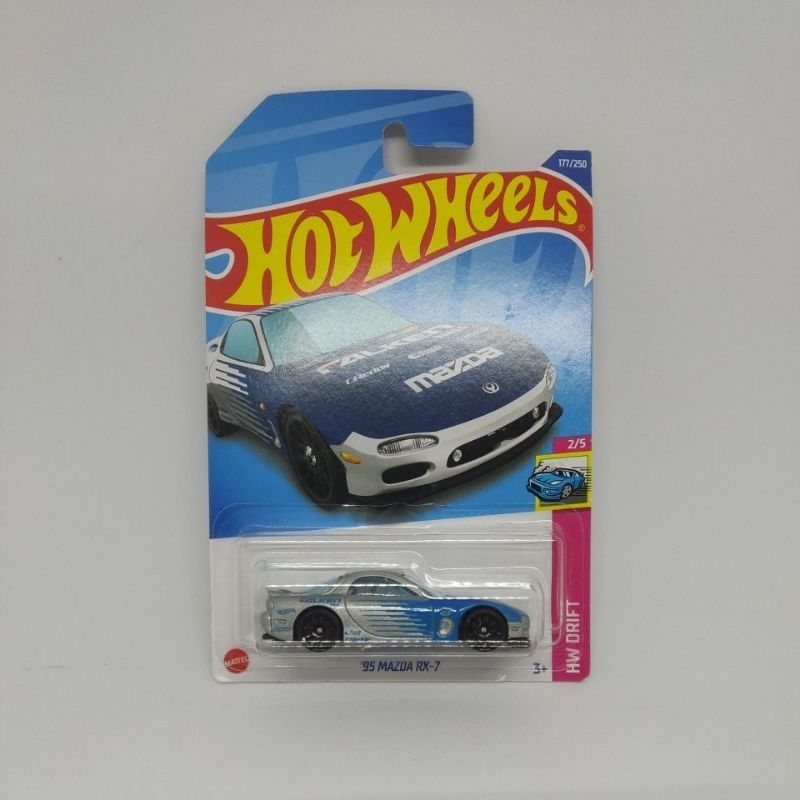 Mazda Rx7 Falken Silver Hot Wheels | Shopee Malaysia