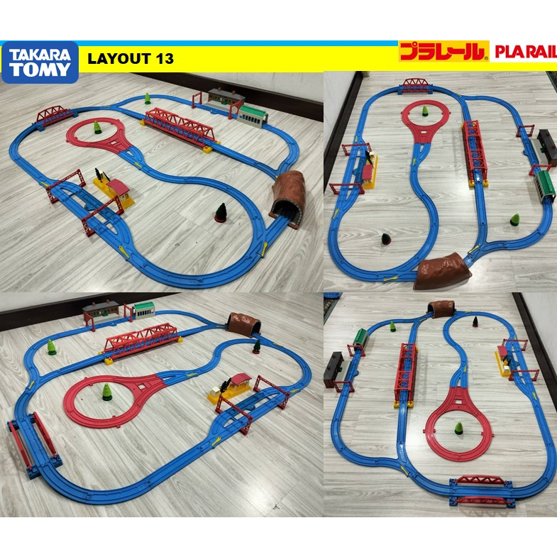 Train Mainan Keretapi Plarail Railway Track Layout 13 (Preloved ...