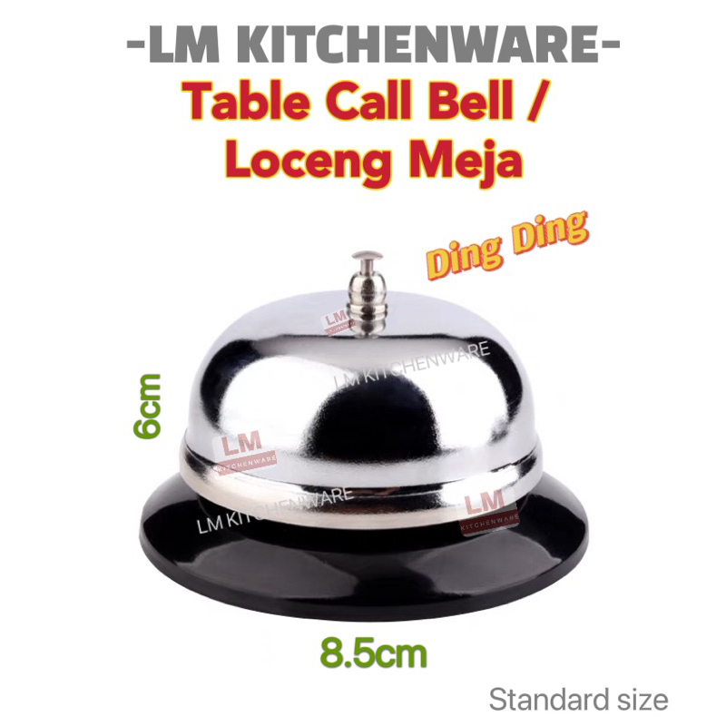 1pcs Call Bell, Service Bell, Loud And Clear Ring Stainless Steel Metal Counter Bell For Hotels Schools Restaurants Reception Areas Small Size - View #9