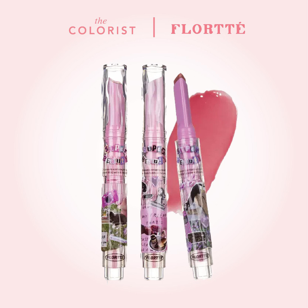 FLORTTE Lip Gloss Glaze Lipstick Flortte 怪美莉亚固体唇蜜 | Shopee Malaysia