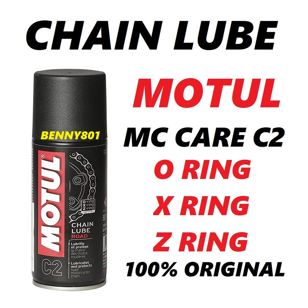 Motul Chain Lube Spray ORIGINAL C2 150ml XRING ORING ZRING Shopee