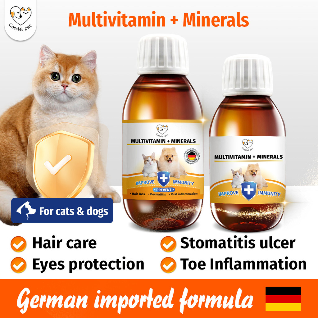 Cassiel Pet Vitamin Kucing Booster Gemuk Multivitamins For Enhance ...