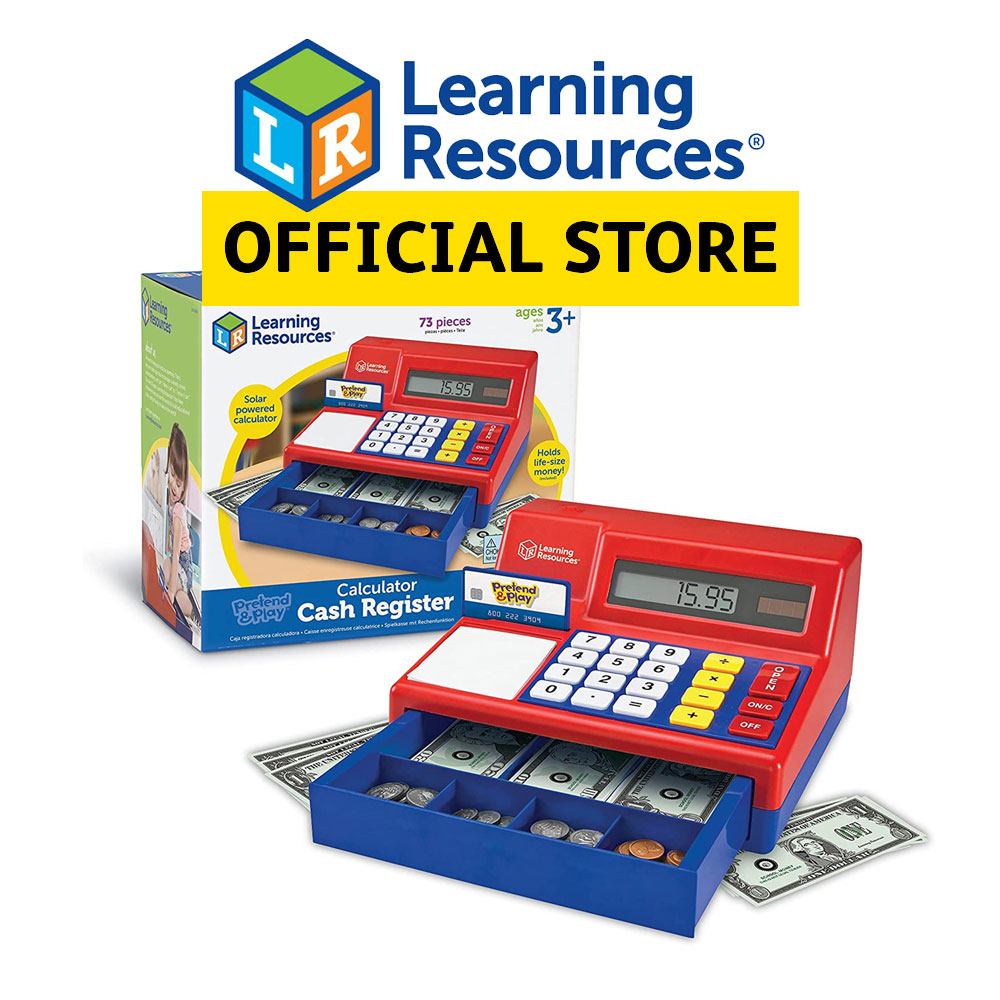 Learning Resources Pretend Play Calculator Cash Register Shopee Malaysia