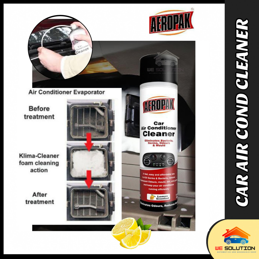 [WS] AEROPAK Car Air Conditioner Cleaner 500ML Spray Air Car
