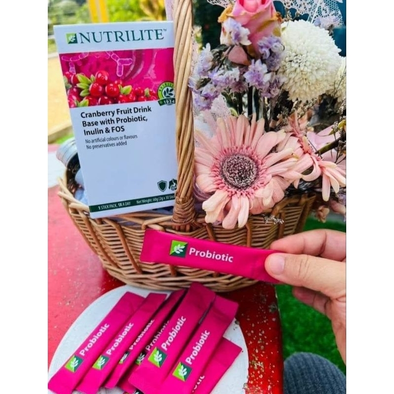 Amway Nutrilite Cranberry Fruit Drink Base With Probiotic, Inulin & FOS