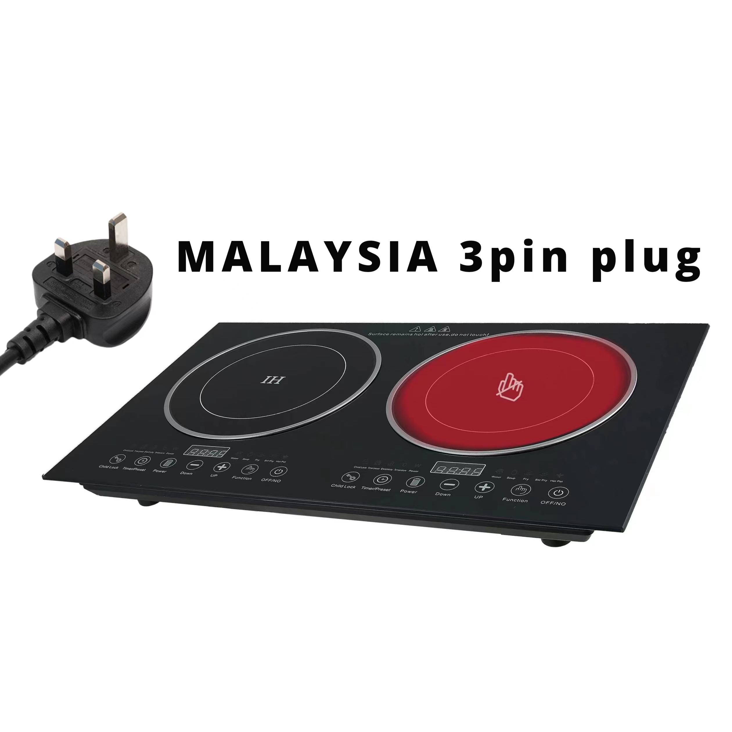TWK brand、Builtin Panel Cooktop Doubleburner Electric Cooktop
