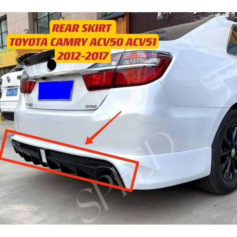 TOYOTA CAMRY ACV50 ACV51 20122017 REAR SKIRT OEM ABS READY STOCK