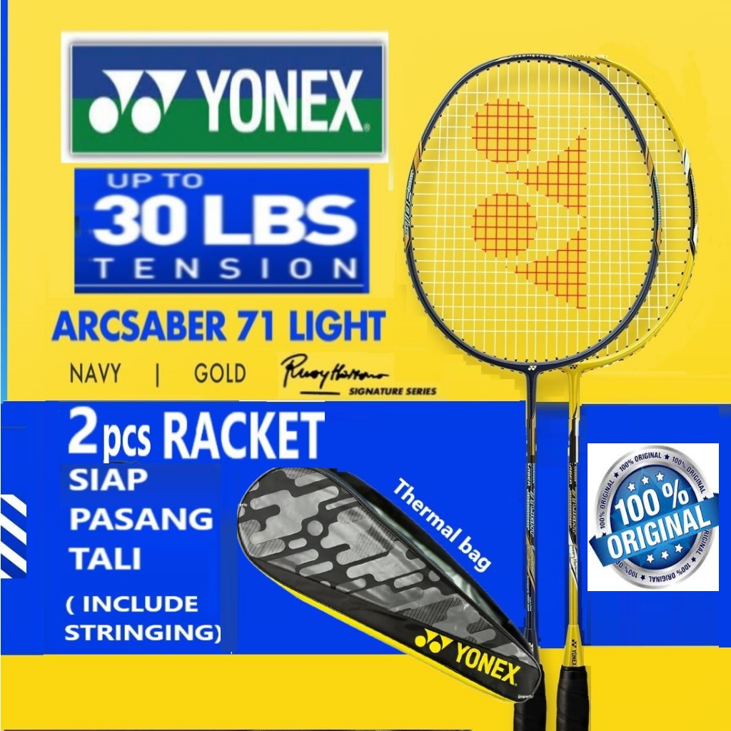 Badminton Racket 100 Original Racket Badminton racquet Raket YONEX