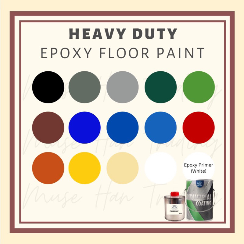 MATTE,GLOSS 1L//5L COLY EPOXY FLOOR PAINT HEAVY DUTY & WATERPROOF