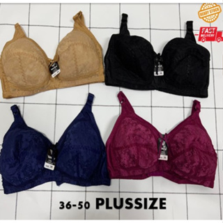 Coverage Push Up Bras Plus Size Bra with Pad Underwire Lace Beauty Back  Brassieres D E Cup 36 to 52 - AliExpress