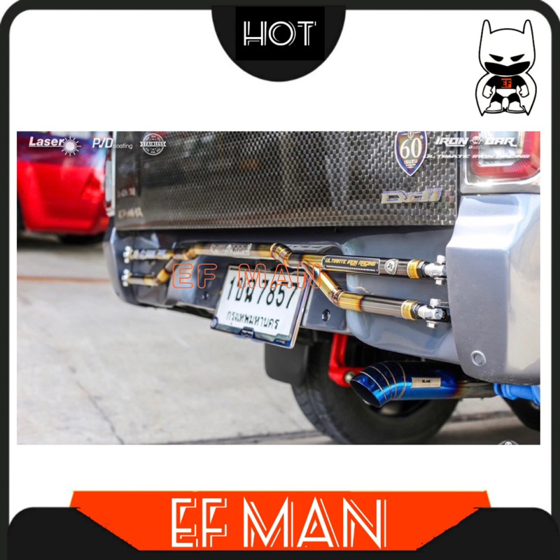 🇹🇭THAILAND IRON BAR TITANIUM BAR UNIVERSAL REAR K BAR BELAKANG HILUX ...
