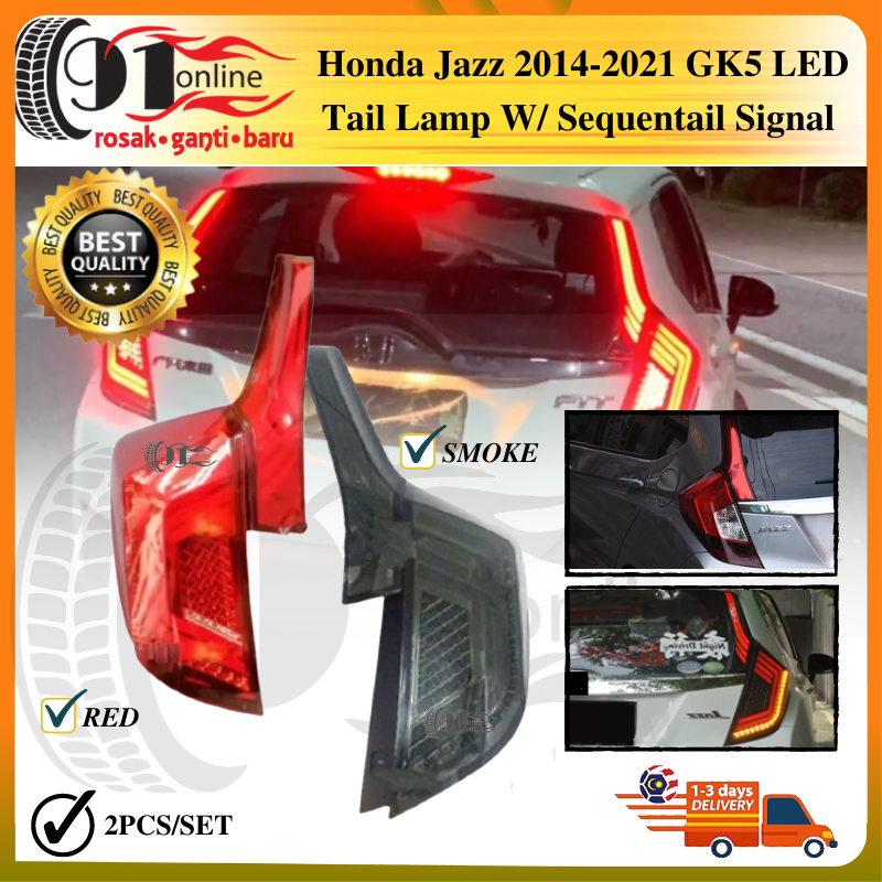 Honda Jazz Fit GK GK5 2014 2020 Dynamic Tail Lamp With Signal Running