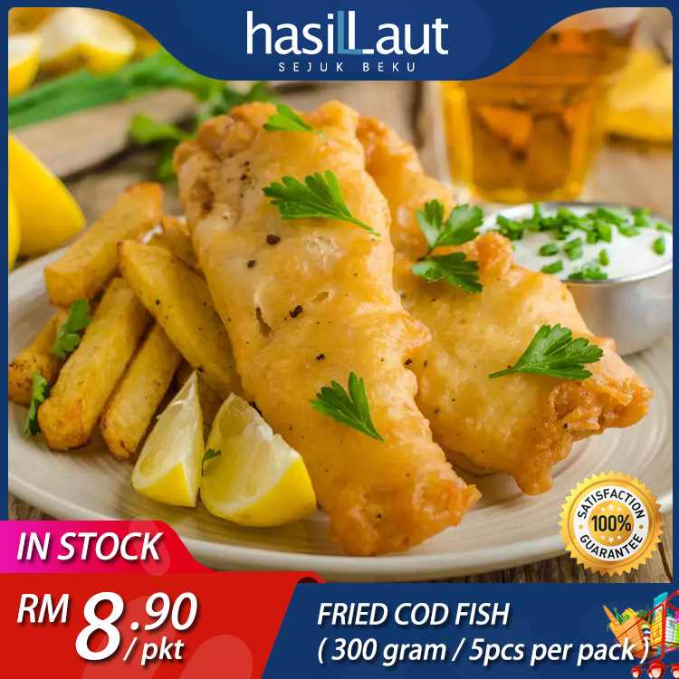 【READY STOCK】FRIED COD FISH (300GRAM/5PCS) | Shopee Malaysia