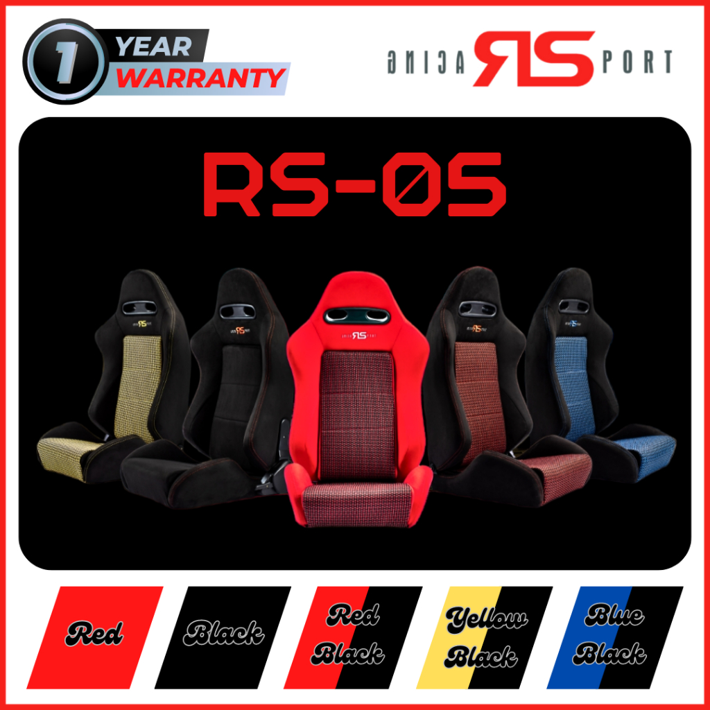 RS Universal Sport Seat (RS05) Semi Bucket Seat Sport Seat Fabric (2