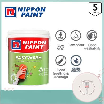 Nippon Easy Wash 5L | Nippon Paint | Interior Wall Finishing Paint ...