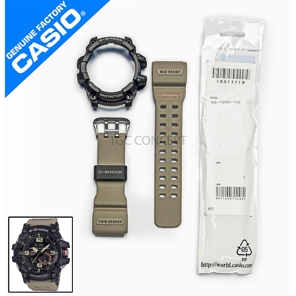 ORIGINAL BAND & BEZEL REPLACEMENT PARTS FOR GSHOCK WATCH GG10001A5