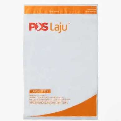 50pcs Pos Laju Flyers Postage with pocket parcel packing flyer shipping ...