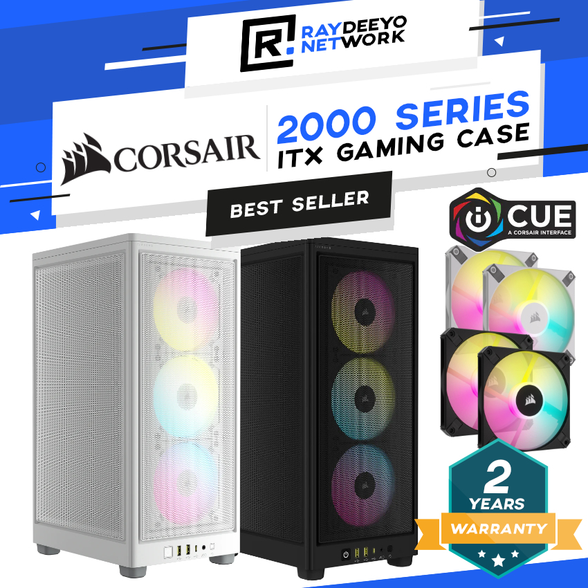 Corsair 2000D / ICUE 2000D RGB Airflow ITX Casing [Support Up To 8 X ...