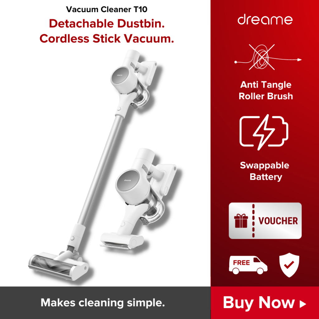 Dreame T10 Cordless Vacuum Cleaner With With Its Multi-Stage Filtration ...