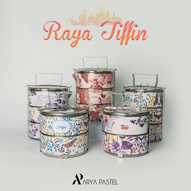 PERSONALIZED TIFFIN (HARI RAYA EDITION), TIFFIN/MANGKUK TINGKAT, FREE ...