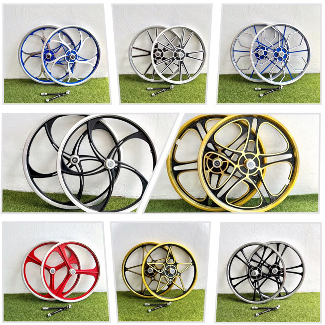 Bmx rim outlet set