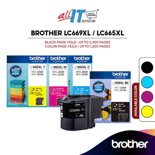 Brother LC-669XL | Brother LC-665XL Ink Cartridge | MFC-J2320 MFC-J2720 LC669XL LC665XL 669XL 665XL