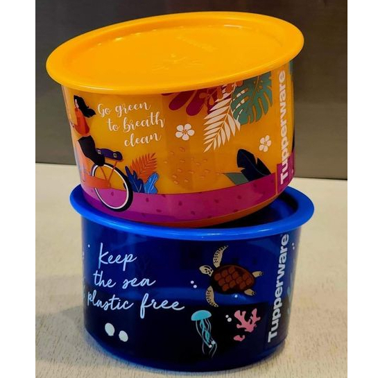 Tupperware Eco Love One Touch Topper (2pcs) 940ml | Shopee Malaysia