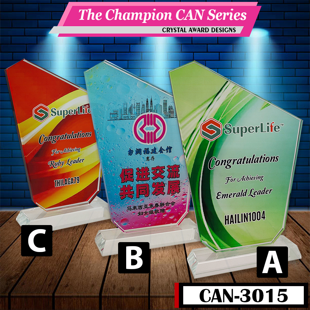 Crystal Award Plaque/Appreciation Plaque/Sales Achievement Plaque